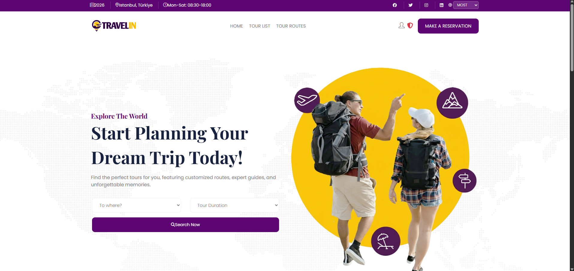 Travelin - Modern Tur ve Rezervasyon Yönetim Sistemi (AI Destekli)